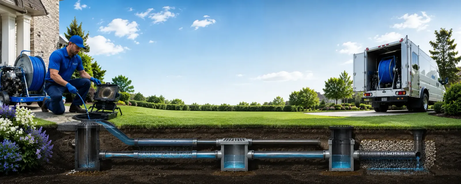 Outdoor drain cleaning information for Loma Mar, CA